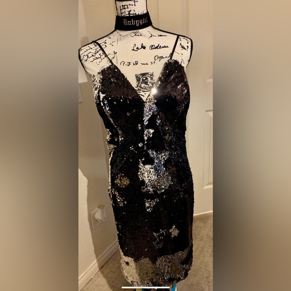Sequin Bebe dress